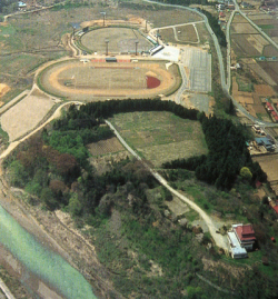 岩崎城跡の外観